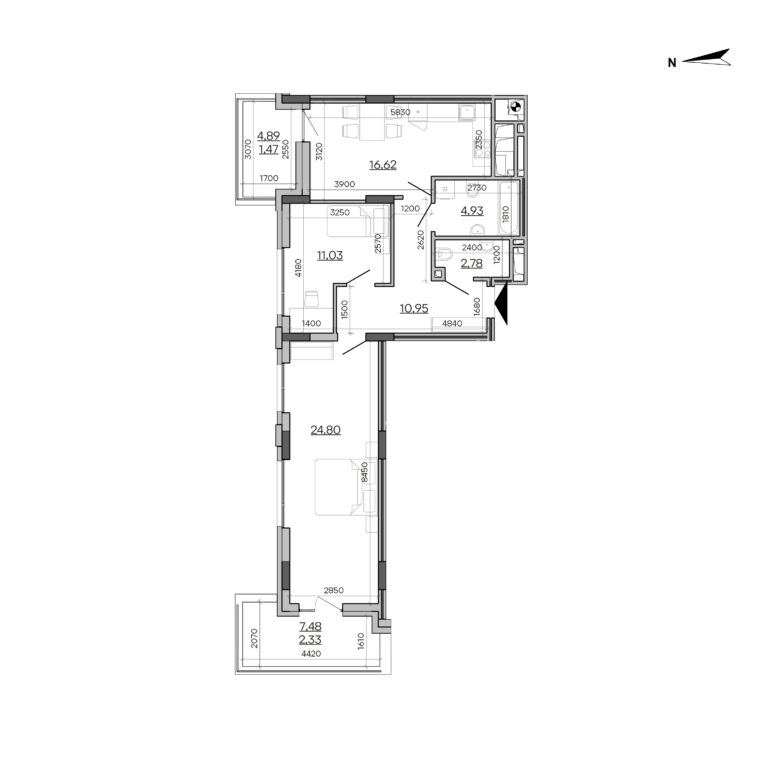 Apartment layout