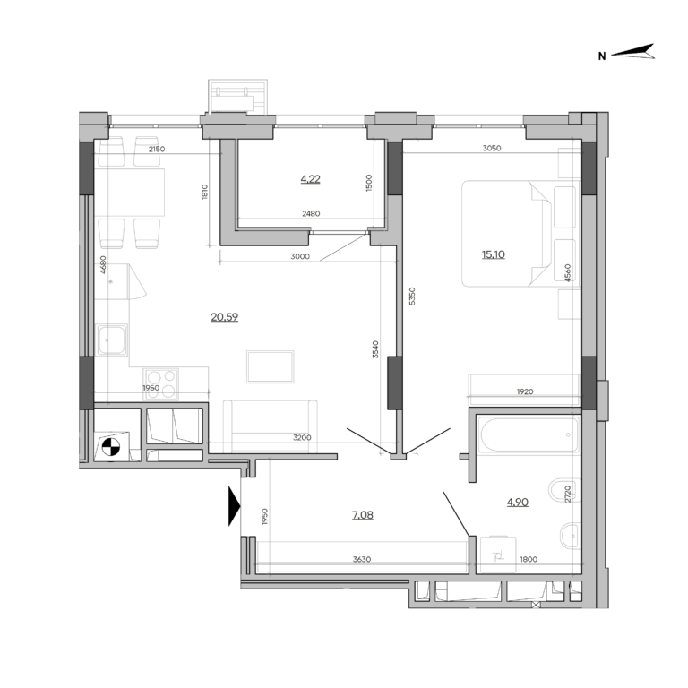 Apartment layout