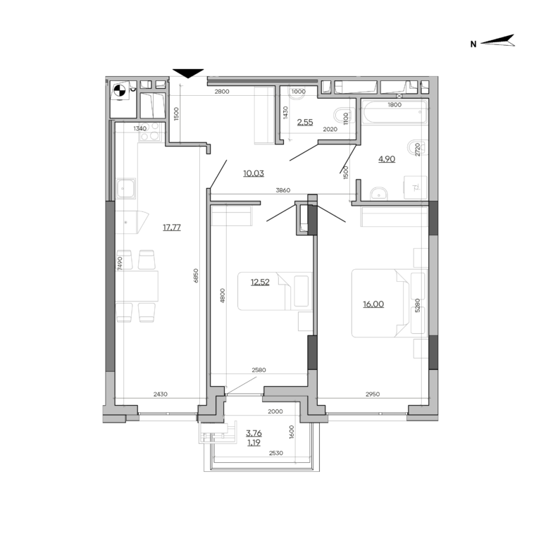 Apartment layout