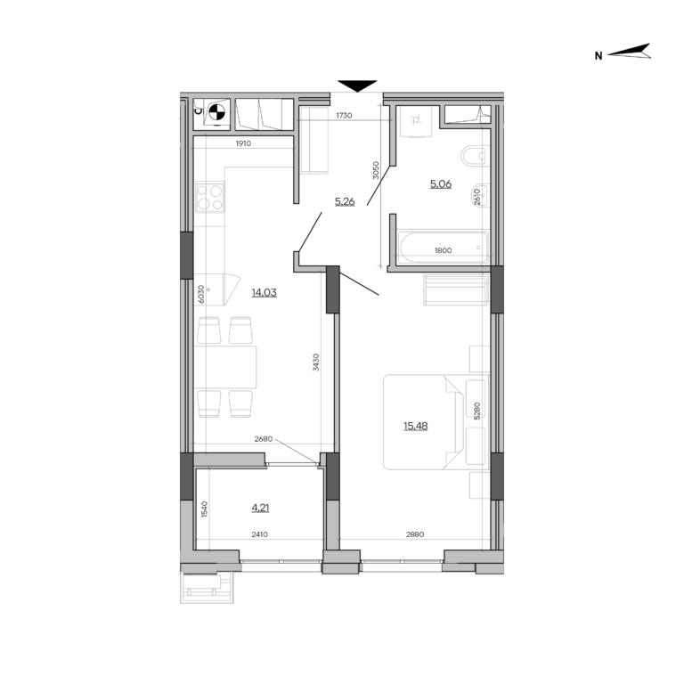 Apartment layout
