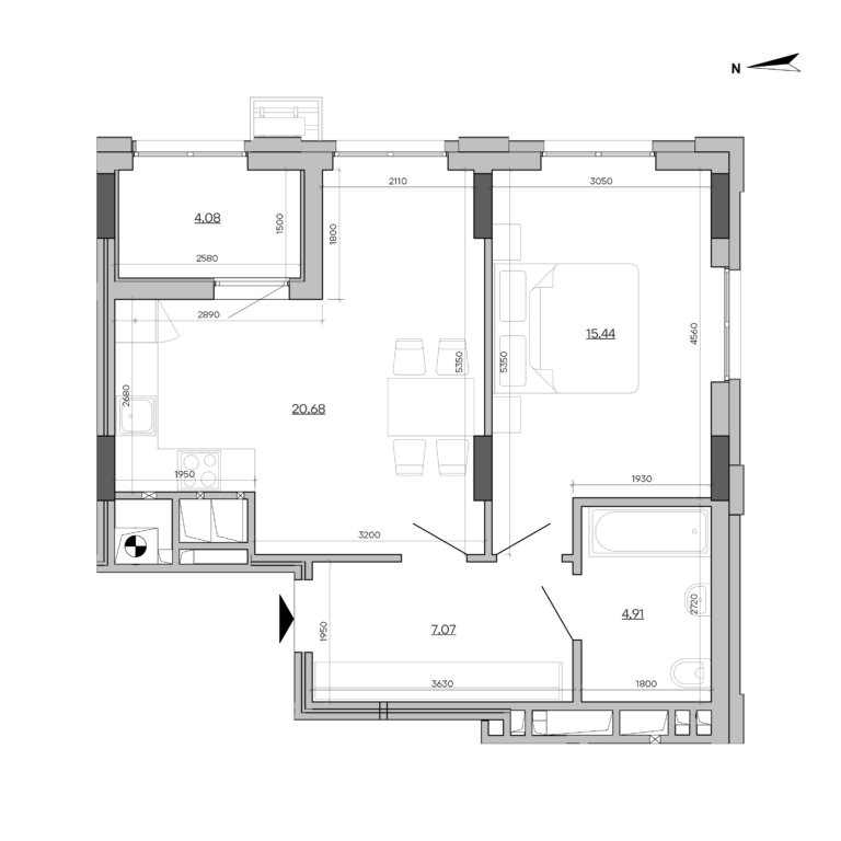 Apartment layout