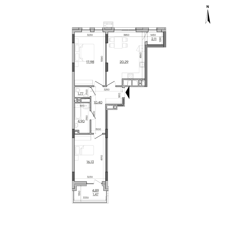 Apartment layout