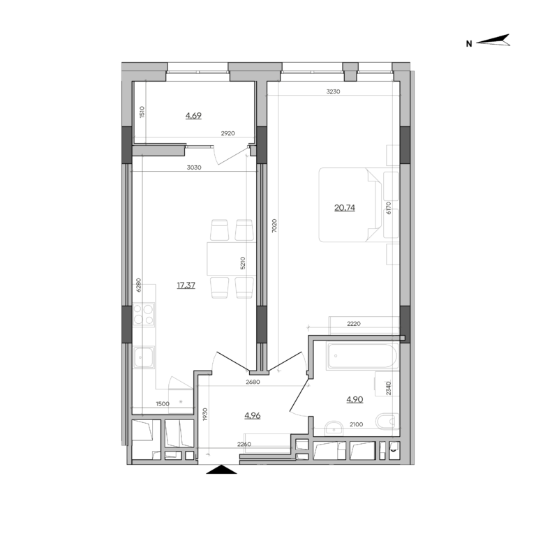 Apartment layout