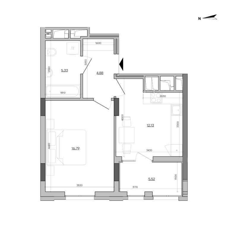 Apartment layout
