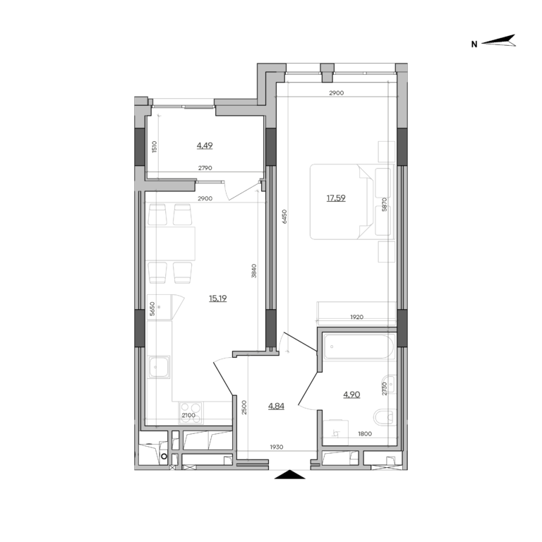 Apartment layout