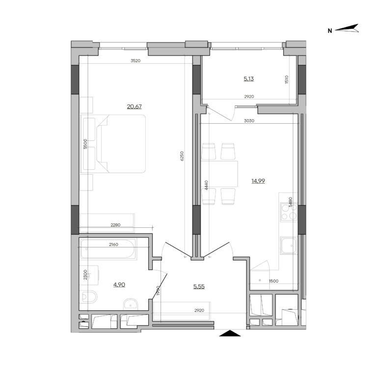 Apartment layout