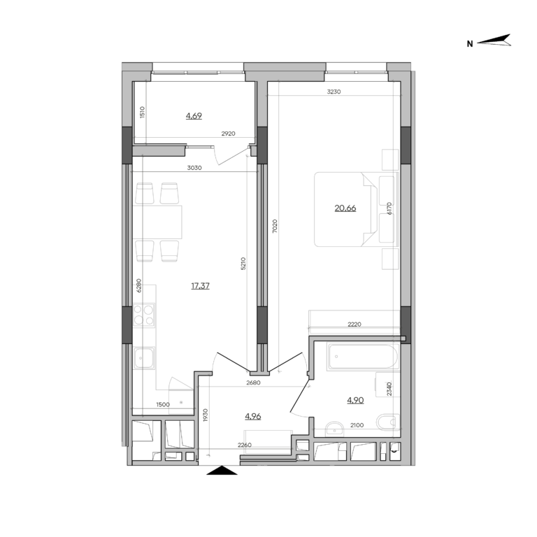 Apartment layout
