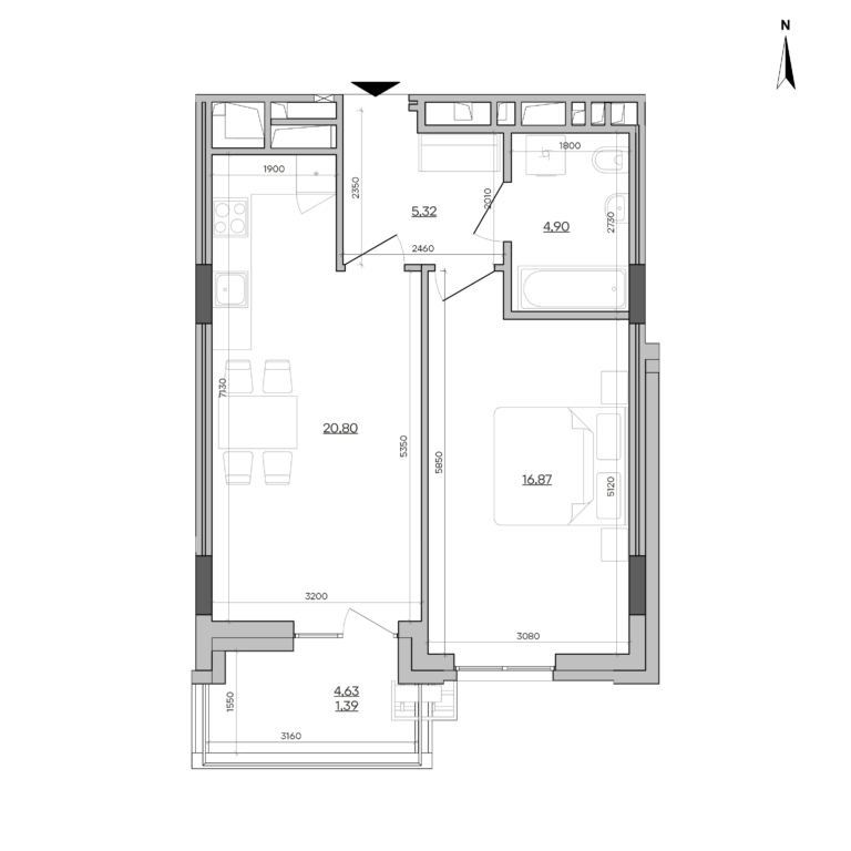 Apartment layout