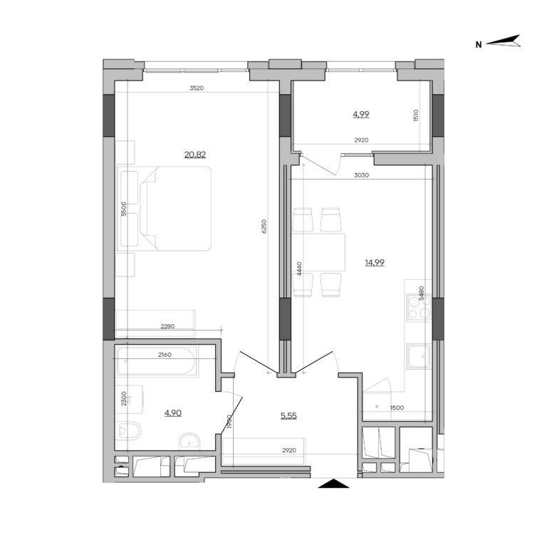 Apartment layout
