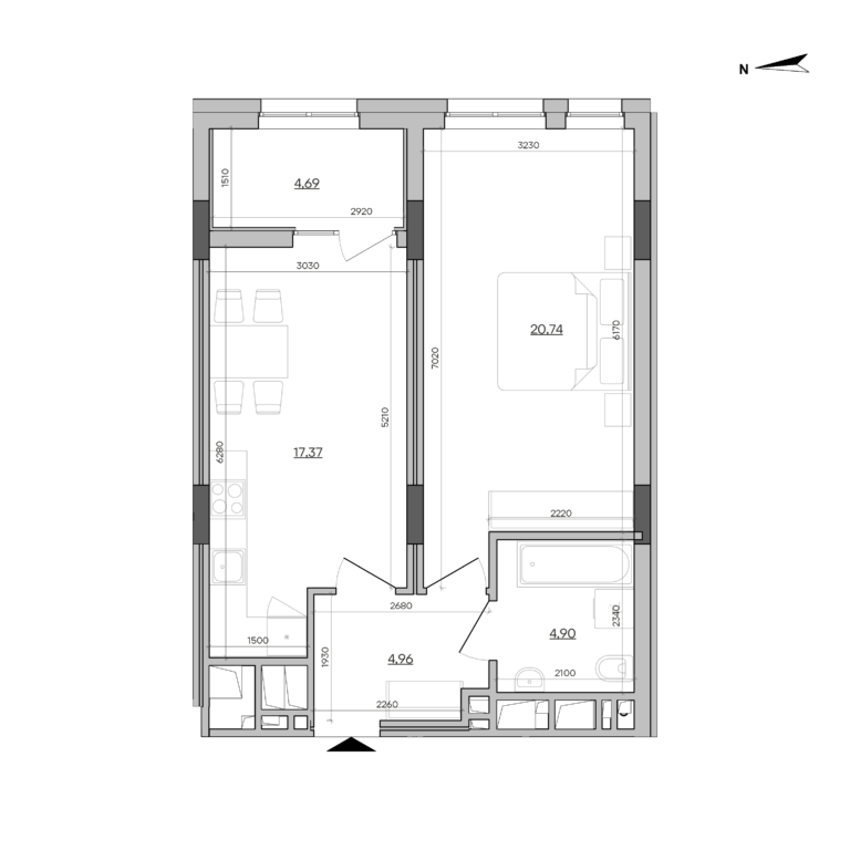 Apartment layout