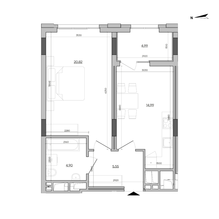 Apartment layout