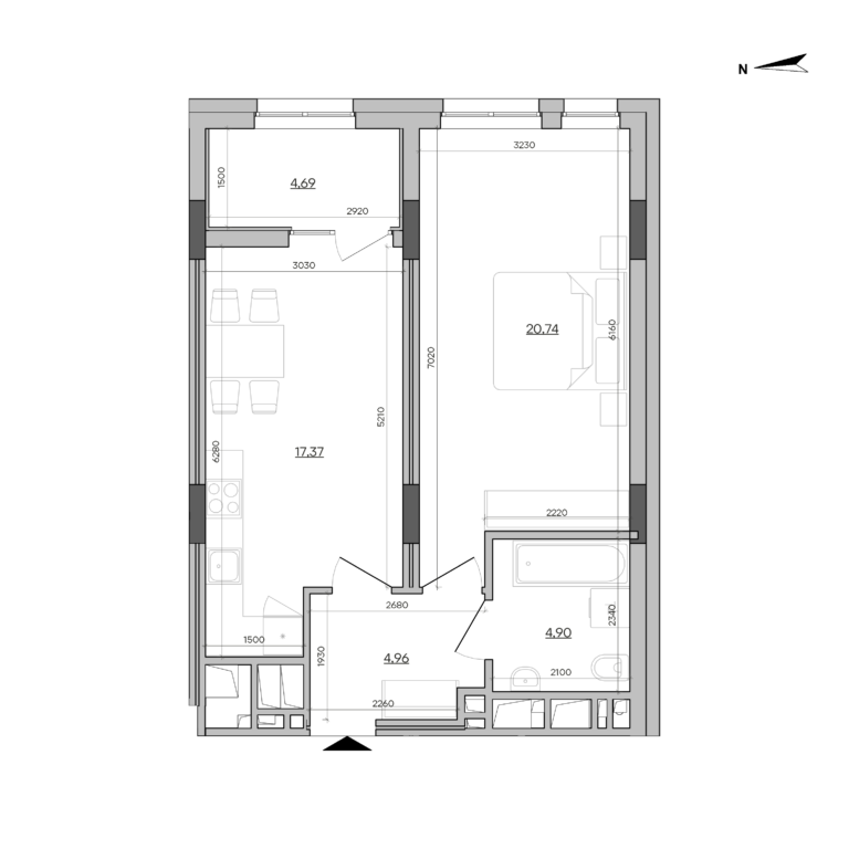 Apartment layout