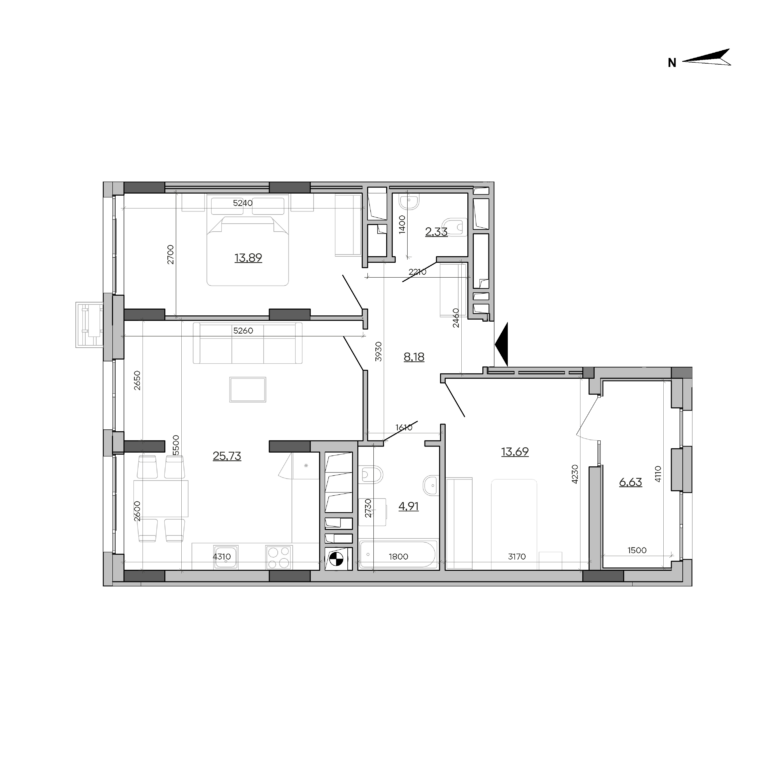 Apartment layout