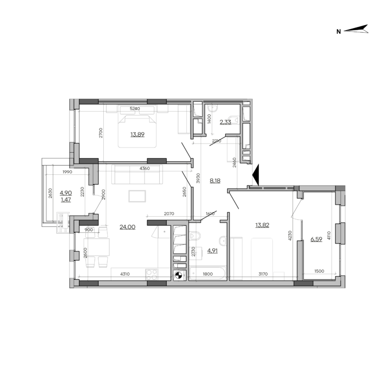 Apartment layout