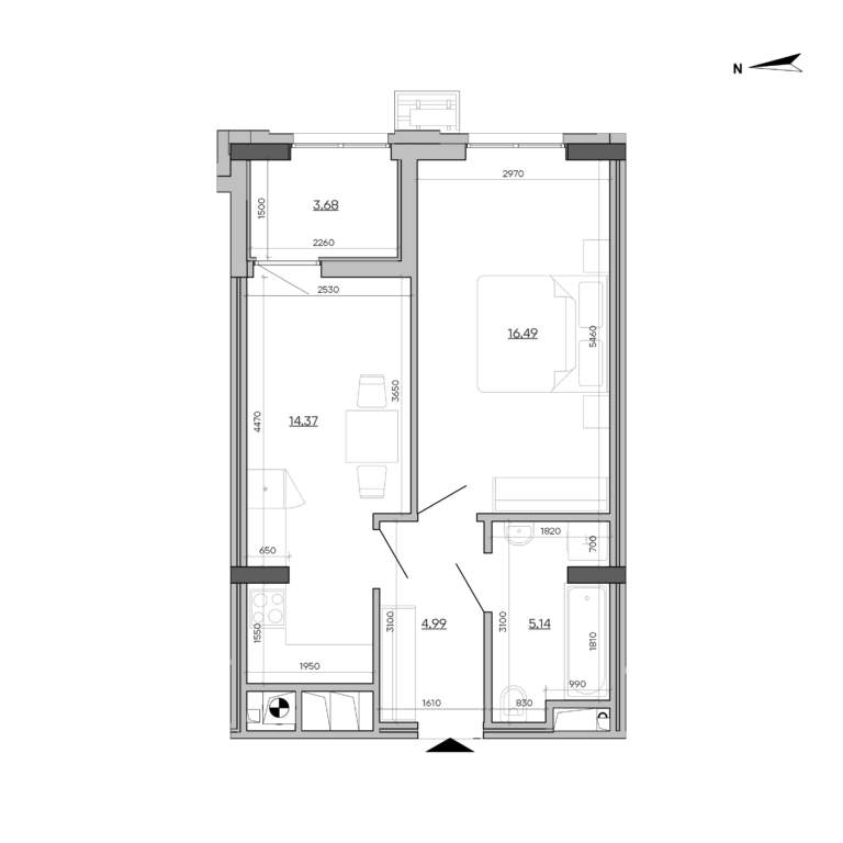 Apartment layout