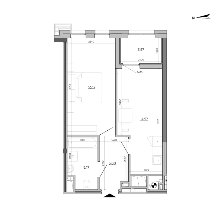 Apartment layout
