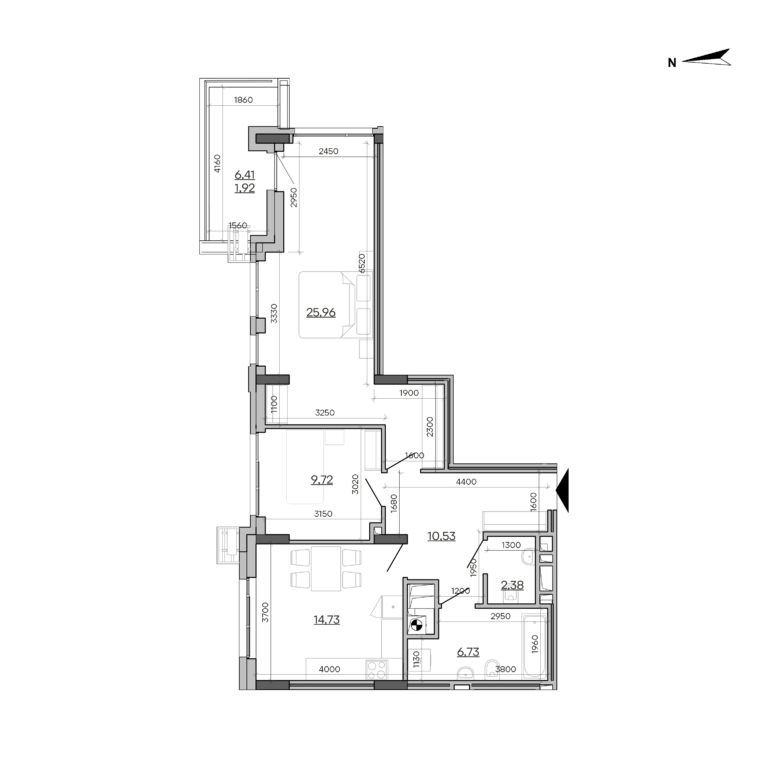 Apartment layout
