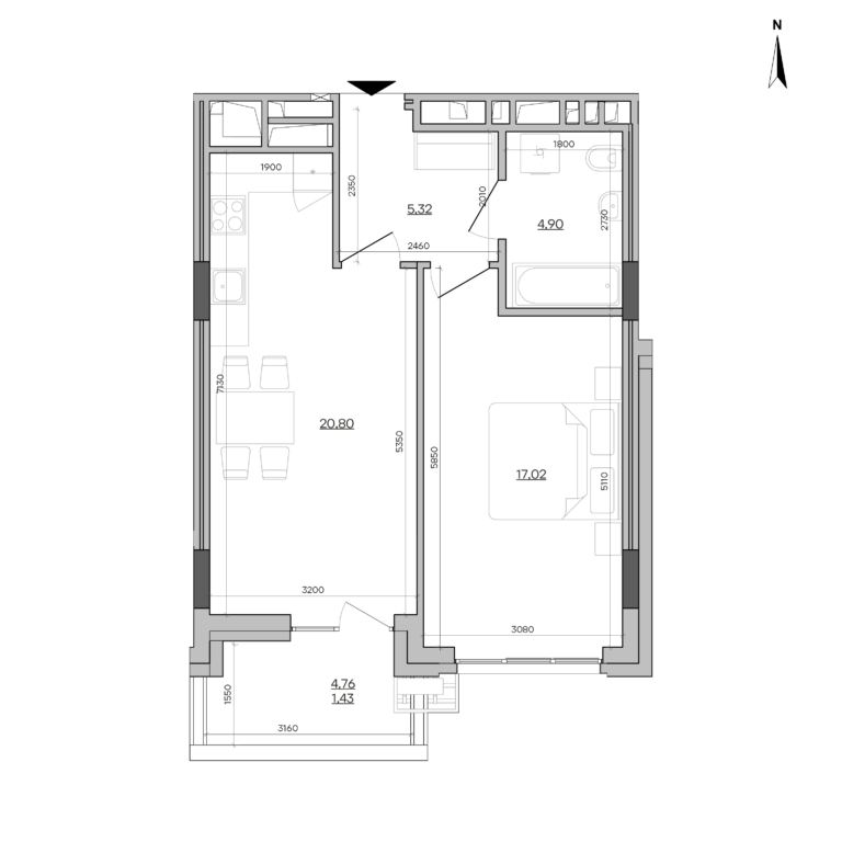 Apartment layout