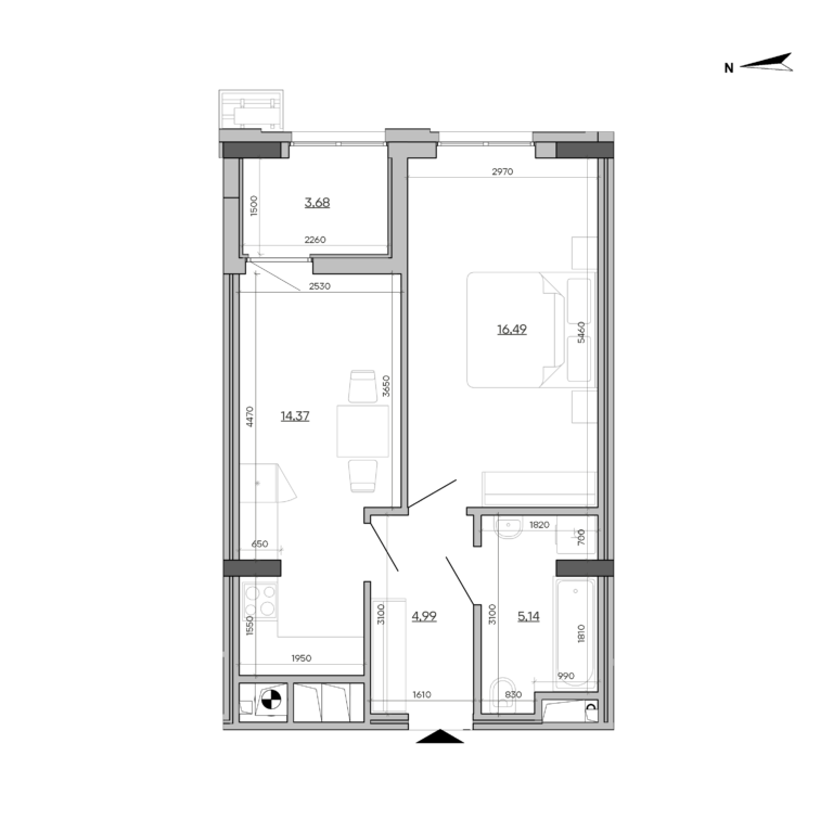 Apartment layout