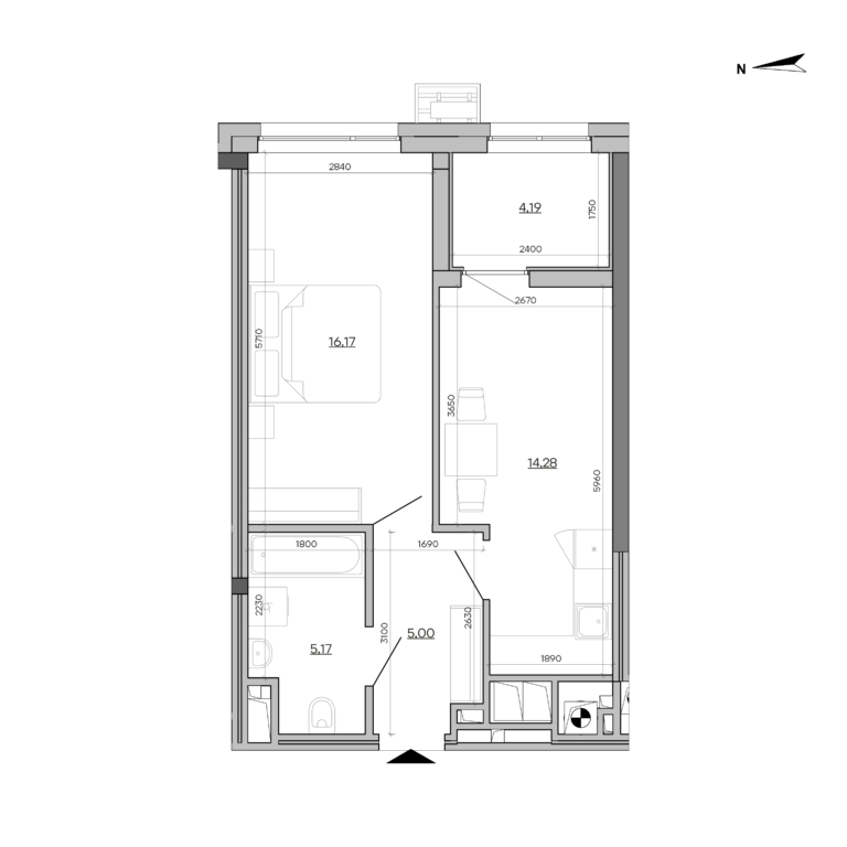 Apartment layout