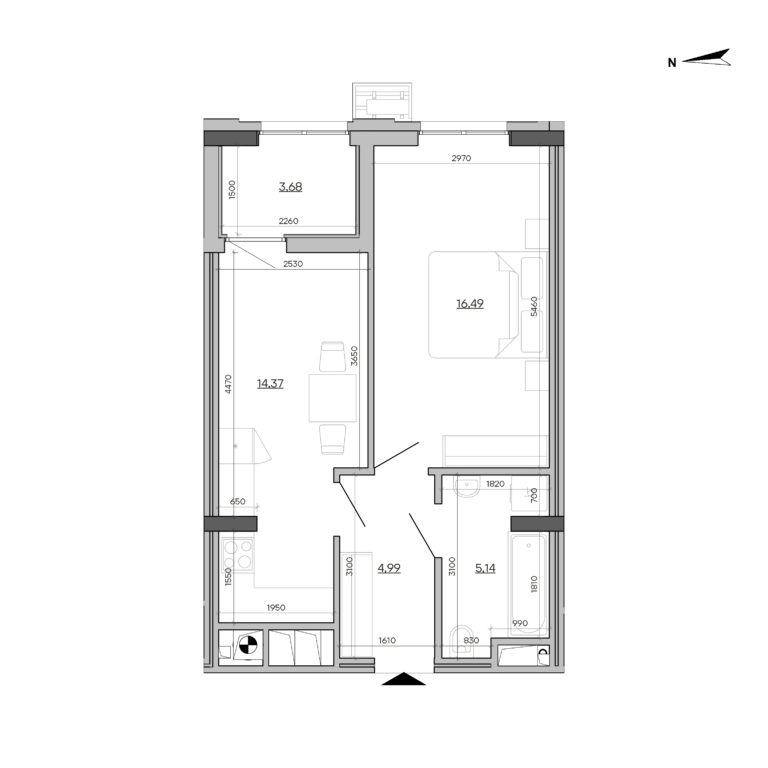 Apartment layout