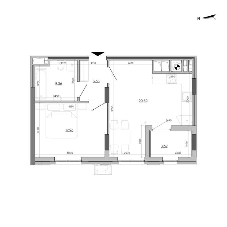 Apartment layout