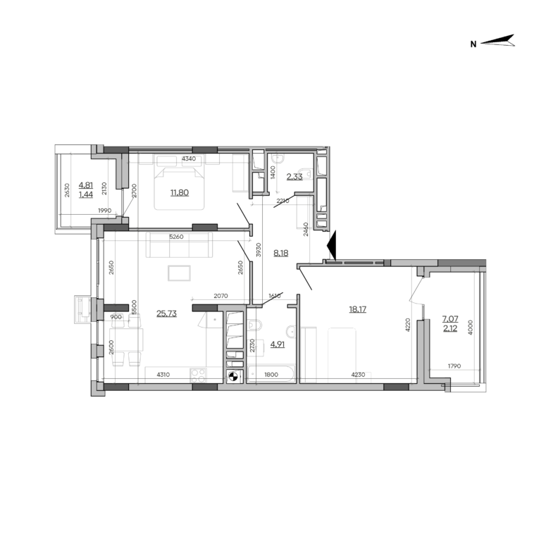 Apartment layout