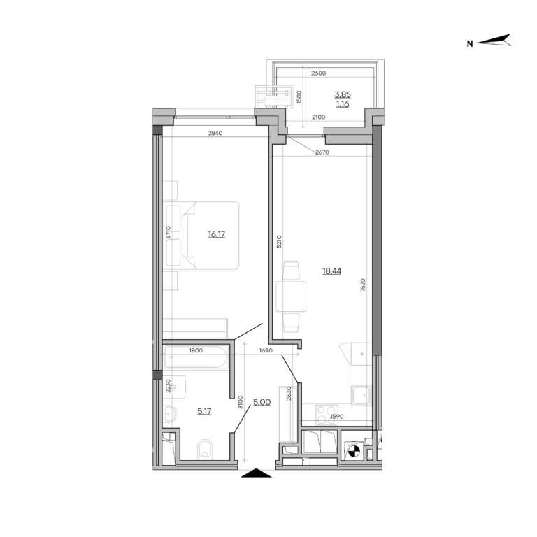 Apartment layout