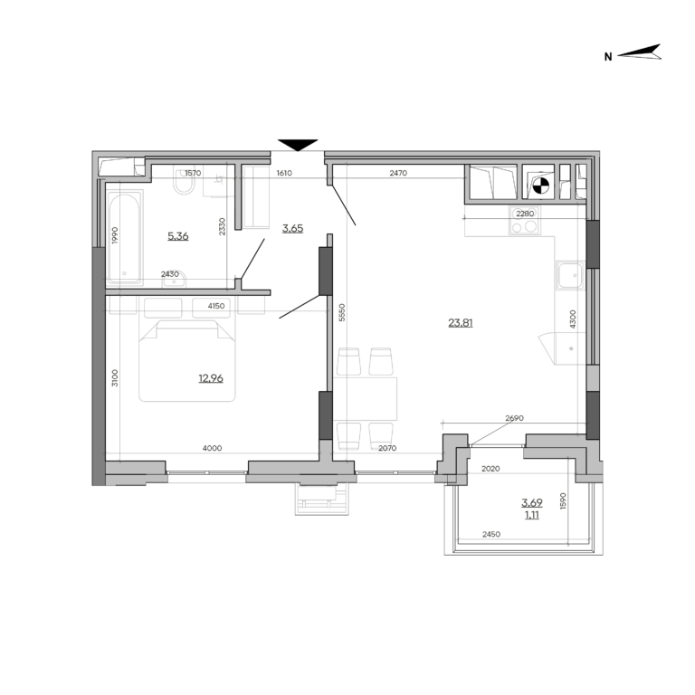 Apartment layout