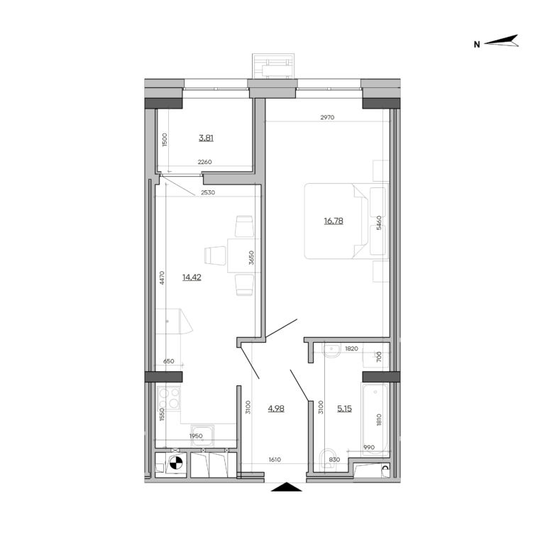 Apartment layout