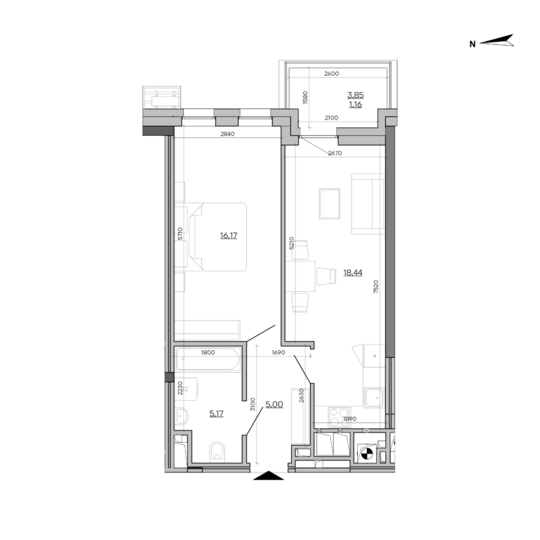 Apartment layout