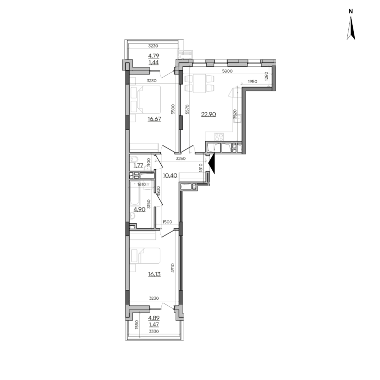 Apartment layout