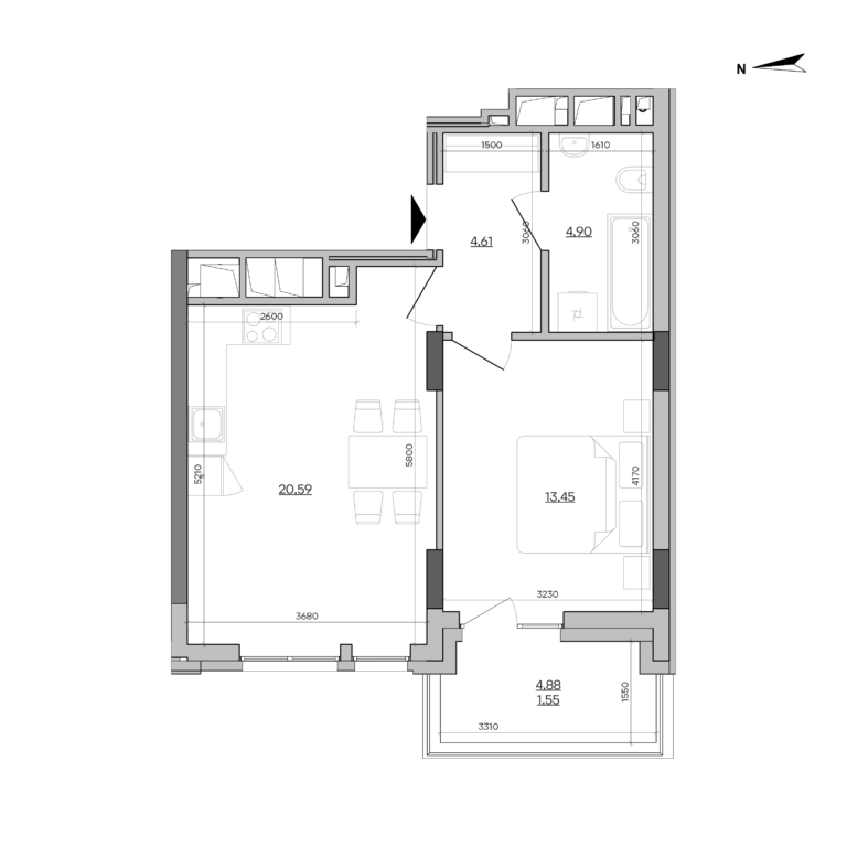 Apartment layout
