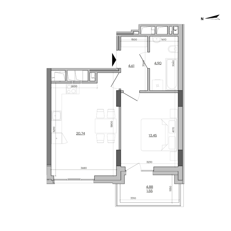 Apartment layout