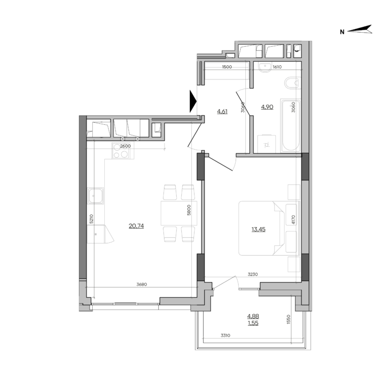 Apartment layout