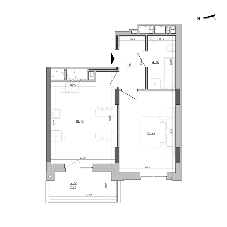 Apartment layout