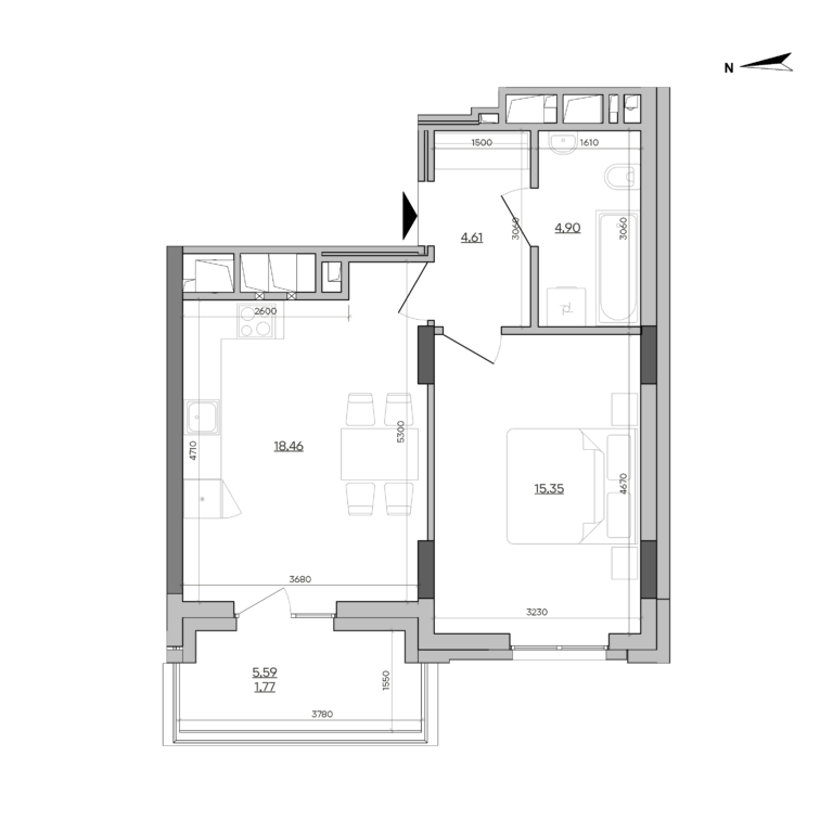 Apartment layout
