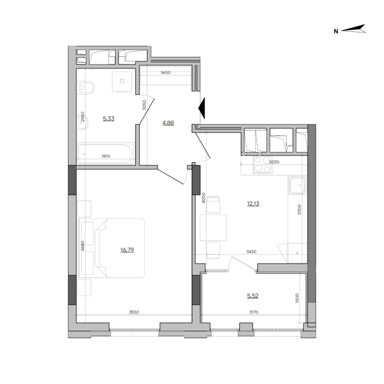 Apartment layout
