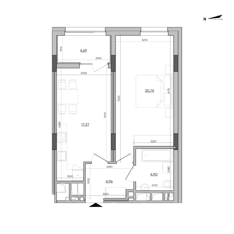 Apartment layout