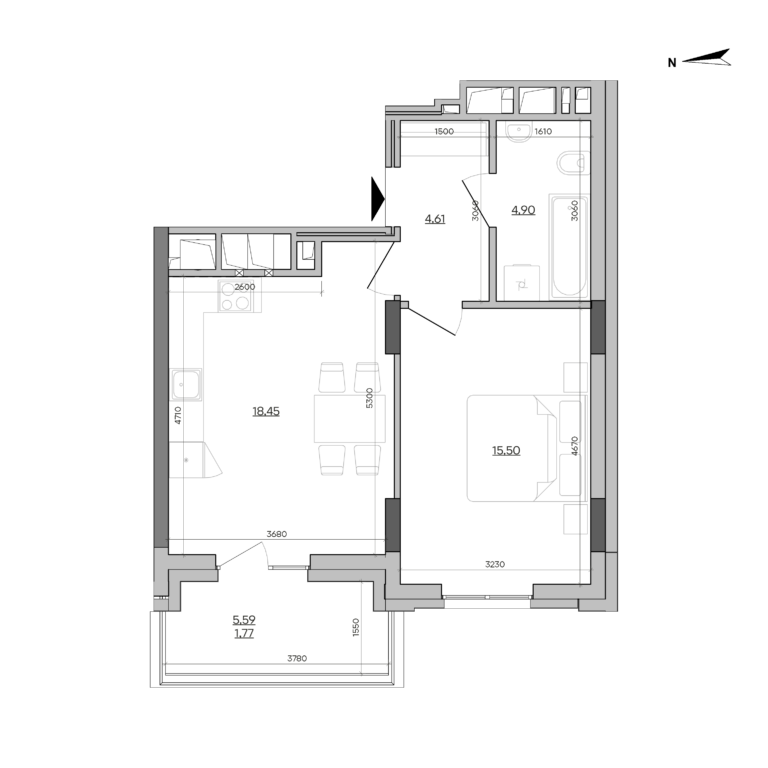 Apartment layout