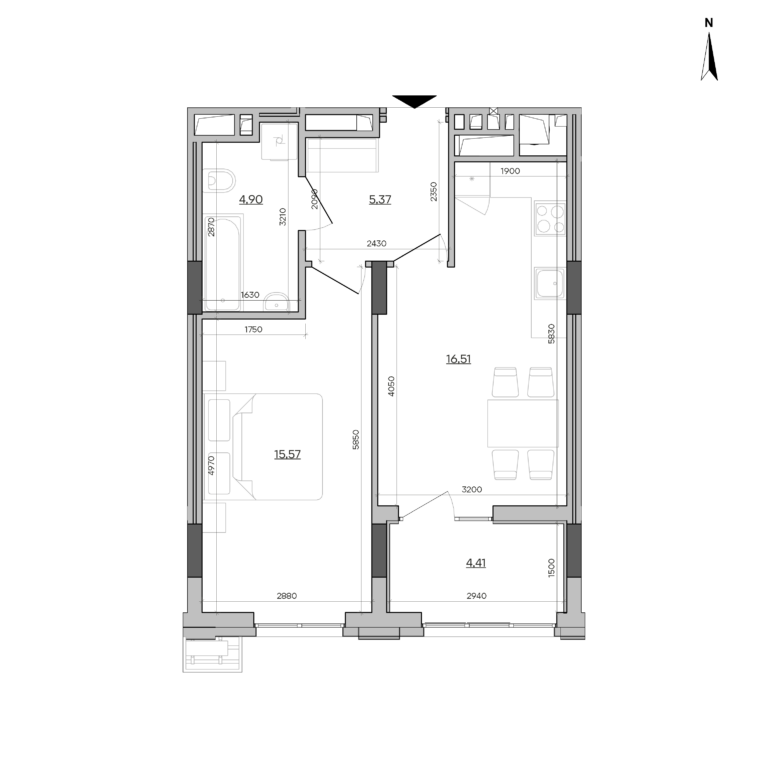 Apartment layout