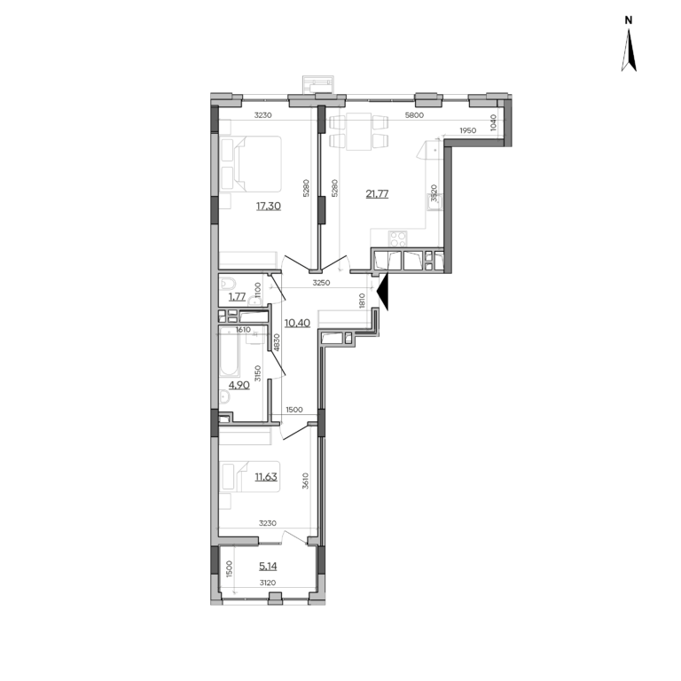 Apartment layout
