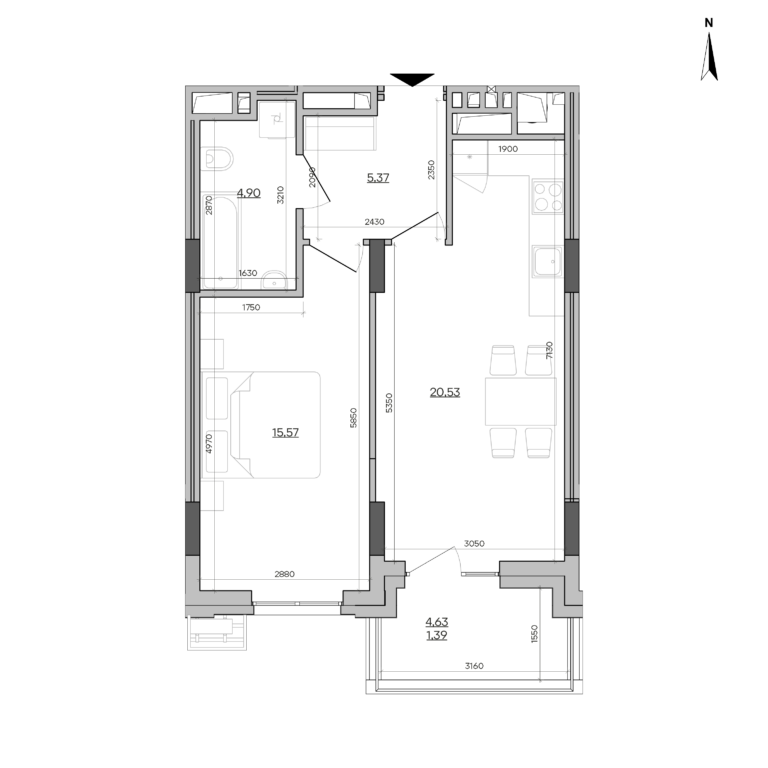 Apartment layout