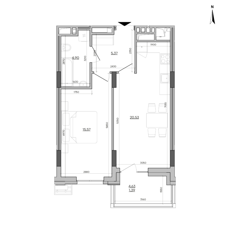 Apartment layout